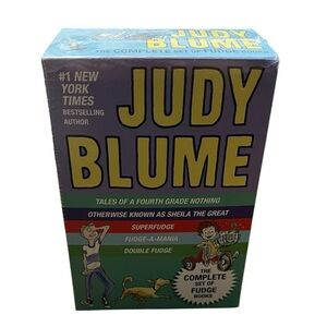 NEW BOXED SET JUDY BLUME FUDGE BOOKS complete set